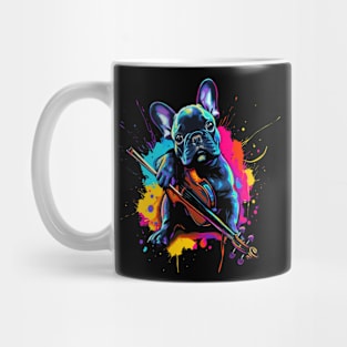 French Bulldog Playing Violin Mug